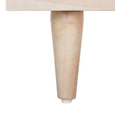 Safavieh Tahseen Parquet Nightstand with Faux Marble Top 12 Safavieh Tahseen Parquet Nightstand with Faux Marble Top - Image 10