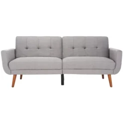 Safavieh Bushwick Foldable Futon Bed - LVS2006 Tufted Sleeper Sofa 23 Safavieh Bushwick Foldable Futon Bed - LVS2006 Tufted Sleeper Sofa -Safavieh Furniture GUEST 2c745cfb 8e71 49f9 a296 f839681394a8