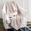 Safavieh Petal Knit Cotton Throw Blanket - Palewisper (50" x 60") -Safavieh Furniture GUEST 2d6dfe3a 8555 41a4 8126 a56521b35a7d
