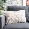 Safavieh Chunky Knit Pillow in Stone/Natural, 12" x 20" Lumbar Accent -Safavieh Furniture GUEST 2dbe1e75 4383 4efa 8e05 8c01d776249d