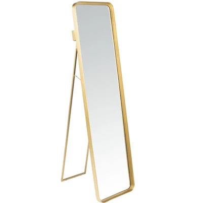 Safavieh Lerna Brushed Brass Full Length Mirror 4 Safavieh Lerna Brushed Brass Full Length Mirror - Image 2