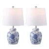 Safavieh Sandra 20" Ceramic Table Lamp (Set of 2) - White/Blue 1 Safavieh Sandra 20" Ceramic Table Lamp (Set of 2) - White/Blue -Safavieh Furniture GUEST 2fe7caa4 fbea 4045 951d f9a9e9cb6a77