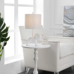 Safavieh Ellie Elephant White Ceramic Table Lamp 10 Safavieh Ellie Elephant White Ceramic Table Lamp -Safavieh Furniture GUEST 3045a35c 0cf1 43a7 88ba 7741c51172d1