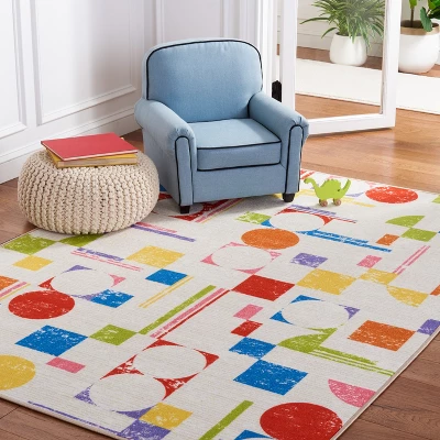 Safavieh Kids Playhouse KPH203 Interactive Power Loomed Area Rug 3 Safavieh Kids Playhouse KPH203 Interactive Power Loomed Area Rug