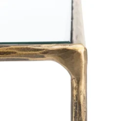 Safavieh Jessa Forged Metal Square End Table - Brass Finish