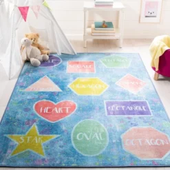 Safavieh Kids Playhouse KPH201 Power Loomed Area Rug