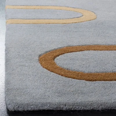 Safavieh Garrick Accent Rug - Blue/Multi 2'x3' Hand-Tufted Wool 3 Safavieh Garrick Accent Rug - Blue/Multi 2'x3' Hand-Tufted Wool