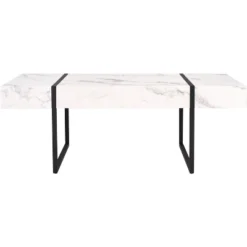 Safavieh Tristan Coffee Table - Modern Minimalist Wood & Metal Design -Safavieh Furniture GUEST 334e09d3 5ca5 4fc4 8b1f fe19e93f1d6d