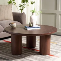Safavieh Mork 3-Leg Round Coffee Table
