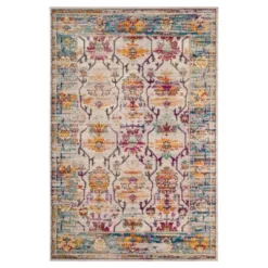 Safavieh Jemma Loomed Transitional Area Rug - Distressed Medallion Design -Safavieh Furniture GUEST 359123c9 bcca 40ae 8433 9e9267bfd2f4