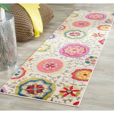 Safavieh Delilah Floral Area Rug - Vibrant Boho-Chic Home Decor 4 Safavieh Delilah Floral Area Rug - Vibrant Boho-Chic Home Decor - Image 2