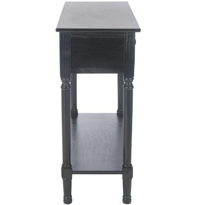 Safavieh Tate 2-Drawer Console Table with Sculpted Turned Legs 4 Safavieh Tate 2-Drawer Console Table with Sculpted Turned Legs - Image 2