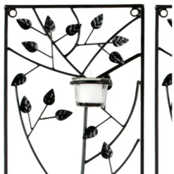 Safavieh Margot Tea Light Climbing Leaves Wall Décor - Black (Set of 3) -Safavieh Furniture GUEST 39639089 56ad 41cb 82a7 18f1debe2fca