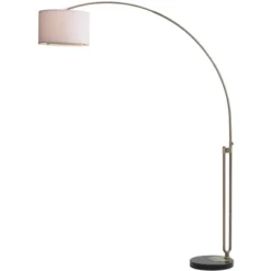Safavieh Polaris Arc Floor Lamp with Marble Base and Cotton Shade 10 Safavieh Polaris Arc Floor Lamp with Marble Base and Cotton Shade -Safavieh Furniture GUEST 3ac84b40 c4c6 435a a2ea 40f2bdd23490