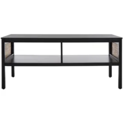 Safavieh Miya Coffee Table - Modern Rattan & Wood Storage Table -Safavieh Furniture GUEST 3b171930 a482 4d4e bac6 bb88c53bd3c9