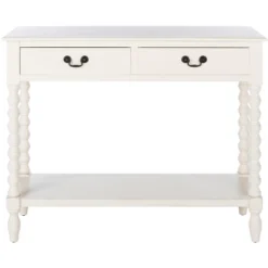 Safavieh Athena 2-Drawer Console Table with Storage Shelf -Safavieh Furniture GUEST 3b556e1e f0ae 4c1f b8ab bb8e339be279