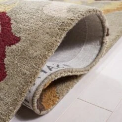 Safavieh Jardin JAR459 Hand Tufted Floral Wool Area Rug -Safavieh Furniture GUEST 3bbb65c6 e3a4 45c4 806a 6f1c41a74897