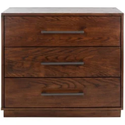 Mallory 3 Drawer Nightstand - SFV2119 - Safavieh Couture -Safavieh Furniture GUEST 3c846600 0c07 4039 b4d2 9325631fec7c