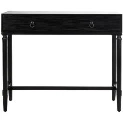 Safavieh Aliyah 2-Drawer Console Table - Sleek Black Finish -Safavieh Furniture GUEST 3d0eb79b c8b9 4b2c bc2e 085844737181