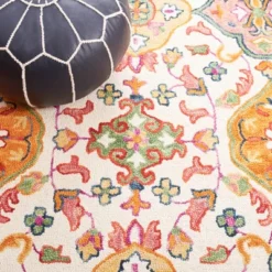 Safavieh Blossom BLM456 Hand Tufted Wool Floral Area Rug -Safavieh Furniture GUEST 3e887de3 81a2 4d0e b670 59e1ad7326c6