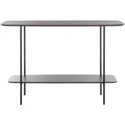 Safavieh Kayleigh Modern Console Table with Storage Shelf -Safavieh Furniture GUEST 3eab05c1 4747 441f 8148 d220c612dcfd