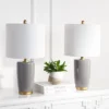 Safavieh Lonen Grey and Gold Ceramic Table Lamps (Set of 2) -Safavieh Furniture GUEST 4002bd1c 6340 4e46 91cf 274845173592