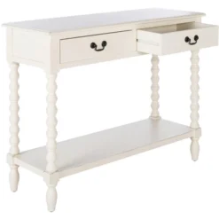 Safavieh Athena 2-Drawer Console Table with Storage Shelf -Safavieh Furniture GUEST 404603d0 3e04 4d5b 8822 2cc9f706620f