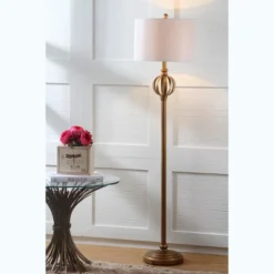 Safavieh Garden Sphere Floor Lamp in Gold - Elegant Modern Lighting -Safavieh Furniture GUEST 43b9262c 2e12 4fdf 85e4 ec6bdd225936