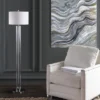 Safavieh Lovato 64-Inch Chrome and Clear Floor Lamp with Linen Shade 1 Safavieh Lovato 64-Inch Chrome and Clear Floor Lamp with Linen Shade -Safavieh Furniture GUEST 441b0b13 8ad2 4ff9 8871 caf6f32ce6d6