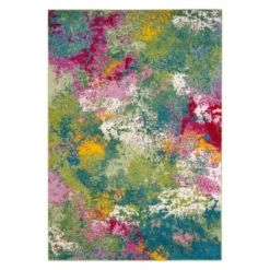 Safavieh Nathalee Collection: Vibrant Watercolor Power-Loomed Rug 12 Safavieh Nathalee Collection: Vibrant Watercolor Power-Loomed Rug -Safavieh Furniture GUEST 44b37216 0460 4c70 839b 6bddce95dda2