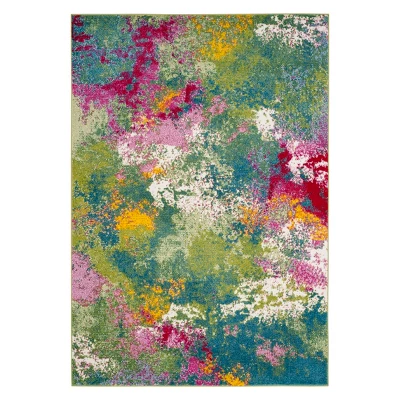 Safavieh Nathalee Collection: Vibrant Watercolor Power-Loomed Rug 7 Safavieh Nathalee Collection: Vibrant Watercolor Power-Loomed Rug - Image 5