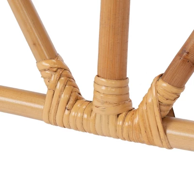 Safavieh Montgomery Rattan Coffee Table - Elegant Bamboo Frame Design 8 Safavieh Montgomery Rattan Coffee Table - Elegant Bamboo Frame Design - Image 6