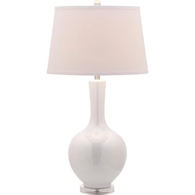 Safavieh Blanche Gourd Ceramic Table Lamp - Set of 2 4 Safavieh Blanche Gourd Ceramic Table Lamp - Set of 2 - Image 2