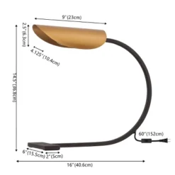 Safavieh Mari 14.5-Inch Table Lamp in Antique Gold/Rust (TBL4553) -Safavieh Furniture GUEST 465fe9dc cf79 494d 982a 70db1a1dfdae