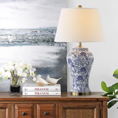 Safavieh Spring Blossom 29-Inch Ceramic Table Lamp Set - LIT4170 8 Safavieh Spring Blossom 29-Inch Ceramic Table Lamp Set - LIT4170 - Image 6