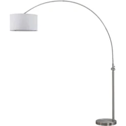 Safavieh Ascella 72-Inch Nickel Arc Floor Lamp with Cotton Drum Shade 13 Safavieh Ascella 72-Inch Nickel Arc Floor Lamp with Cotton Drum Shade -Safavieh Furniture GUEST 48de92ae 0c4d 470c 82f9 804af82a922b