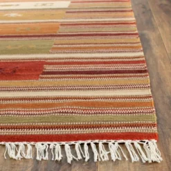 Safavieh Aiyana Geometric Woven Runner - 2'3" x 10' Burgundy