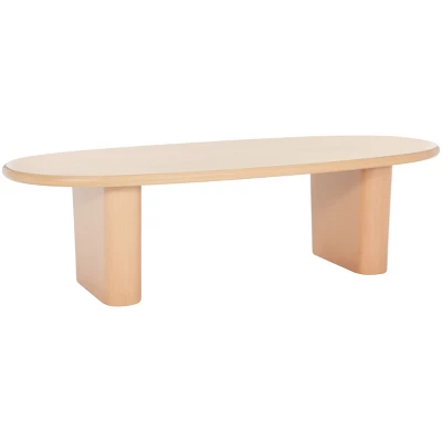 Safavieh Kali Natural Wood Oval Coffee Table 5 Safavieh Kali Natural Wood Oval Coffee Table - Image 3