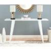 Safavieh Manny Retro Mid-Century White Lacquer Console -Safavieh Furniture GUEST 4c4cd75c 1797 427a ad5f 676845c55a60