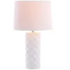 Belford Table Lamp - 18.5 Inch Height - TBL4093 - White - Safavieh 1 Belford Table Lamp - 18.5 Inch Height - TBL4093 - White - Safavieh -Safavieh Furniture GUEST 4cb6b61f ed25 4f60 87bc 04df25e5d40d