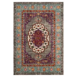 Safavieh Matheo Collection Vibrantly Colored Power-Loomed Rug -Safavieh Furniture GUEST 4d51bb31 ec99 4449 a2d5 28824cc7348f