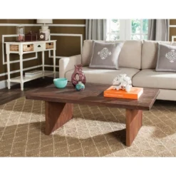 Safavieh Senjo Modern Rattan Coffee Table