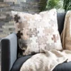 Safavieh Mason Cowhide Decorative Pillows (Set of 2) - Multi/Grey -Safavieh Furniture GUEST 4ec6ffe1 de5b 4efd 861a 12924734eebe
