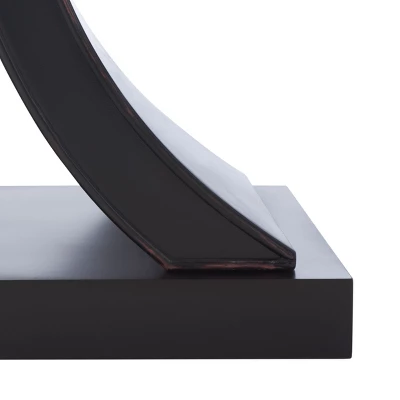 Safavieh Couture Dryden Console Table in Distressed Black Finish 7 Safavieh Couture Dryden Console Table in Distressed Black Finish - Image 5