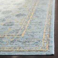 Safavieh Valencia Adelais Traditional Runner Rug - Light Blue/Turquoise (2'3" x 8')