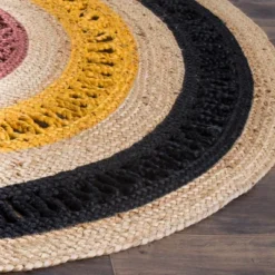 Safavieh Roxie Stripe Woven Jute Rug