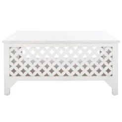 Safavieh Squall Square Coffee Table with Storage - White Washed Finish 15 Safavieh Squall Square Coffee Table with Storage - White Washed Finish -Safavieh Furniture GUEST 5078b3b4 b6f1 4084 94eb 0aa543646612