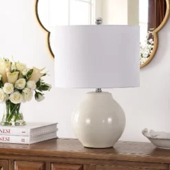 Safavieh Zaid 21.5-Inch Ivory Resin Table Lamp