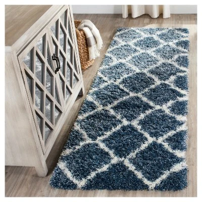 Safavieh La Ronde Collection Shimmering Plush Shag Rug Runner 4 Safavieh La Ronde Collection Shimmering Plush Shag Rug Runner - Image 2