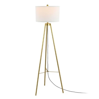 Safavieh Falco 61.5-Inch Modern Gold Tripod Floor Lamp 3 Safavieh Falco 61.5-Inch Modern Gold Tripod Floor Lamp